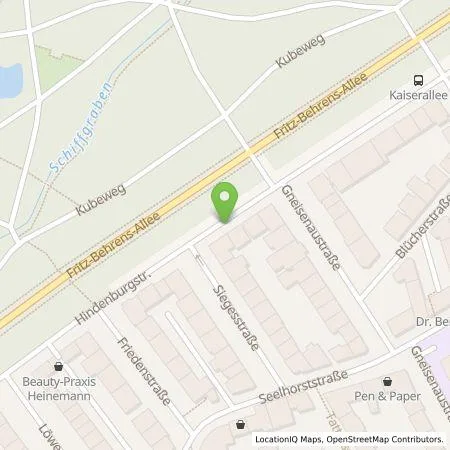 Standortübersicht der Tankstelle enercity AG in 30175 Hannover