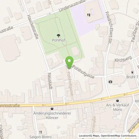 Standortübersicht der Tankstelle Stadtwerke Altenburg GmbH in 04600 Altenburg