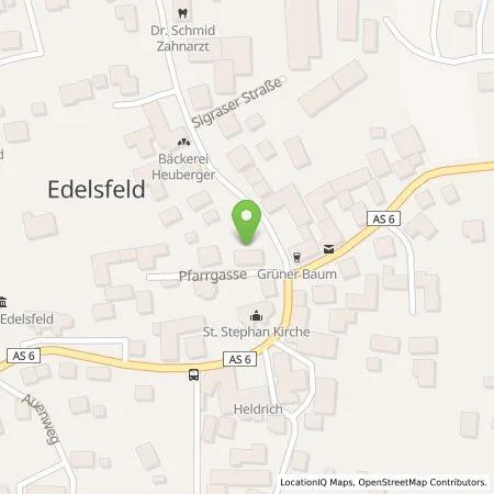 Standortübersicht der Tankstelle RegioGrünStrom GmbH & Co. KG in 92265 Edelsfeld
