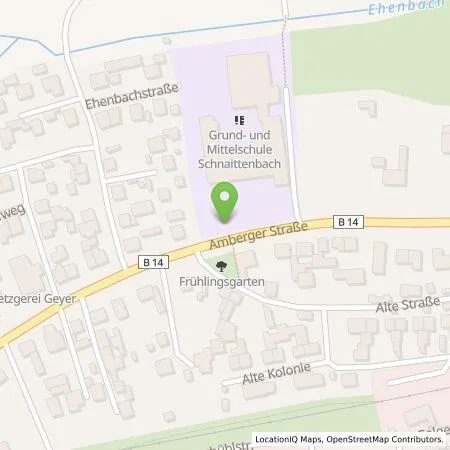 Standortübersicht der Tankstelle RegioGrünStrom GmbH & Co. KG in 92253 Schnaittenbach