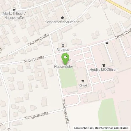 Standortübersicht der Tankstelle RegioGrünStrom GmbH & Co. KG in 91459 Markt Erlbach