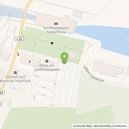 Standortübersicht der Tankstelle Barnimer Energiebeteiligungsgesellschaft mbH (BEBG) in 16248 Niederfinow