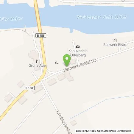 Standortübersicht der Tankstelle Barnimer Energiebeteiligungsgesellschaft mbH (BEBG) in 16248 Oderberg