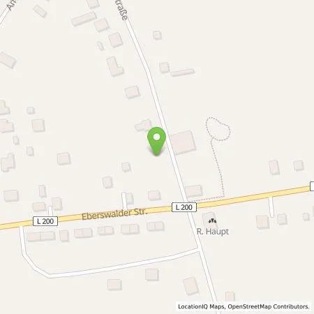 Standortübersicht der Tankstelle Barnimer Energiebeteiligungsgesellschaft mbH (BEBG) in 16230 Melchow