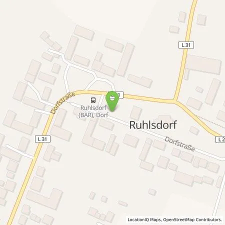 Standortübersicht der Tankstelle Barnimer Energiebeteiligungsgesellschaft mbH (BEBG) in 16348 Marienwerder (Ruhlsdorf)