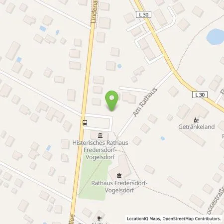 Standortübersicht der Tankstelle Barnimer Energiebeteiligungsgesellschaft mbH (BEBG) in 15370 Fredersdorf-Vogelsdorf