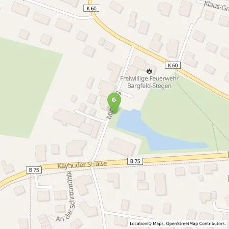 Standortübersicht der Tankstelle Vereinigte Stadtwerke GmbH in 23863 Bargfeld-Stegen