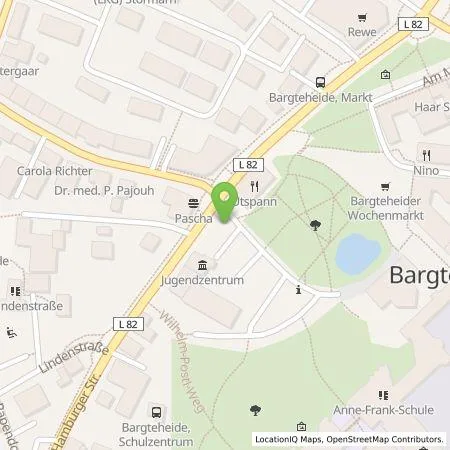 Standortübersicht der Tankstelle Vereinigte Stadtwerke GmbH in 22941 Bargteheide