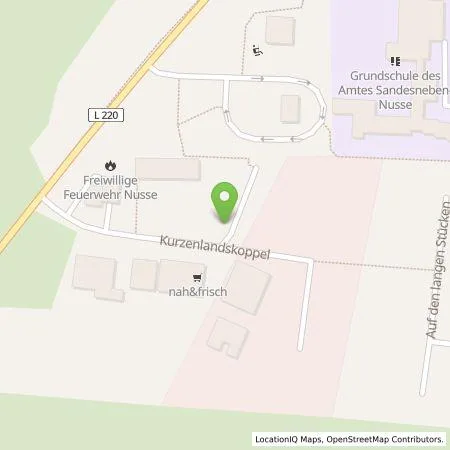 Standortübersicht der Tankstelle Vereinigte Stadtwerke GmbH in 23896 Nusse