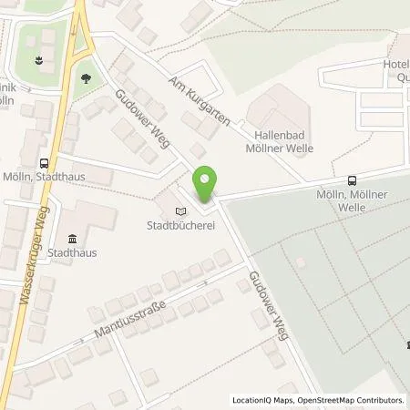 Standortübersicht der Tankstelle Vereinigte Stadtwerke GmbH in 23879 Mölln