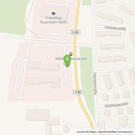 Standortübersicht der Tankstelle Vereinigte Stadtwerke GmbH in 23879 Mölln