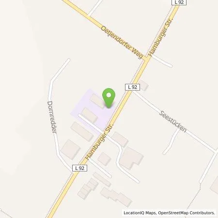 Standortübersicht der Tankstelle Vereinigte Stadtwerke GmbH in 22952 Lütjensee