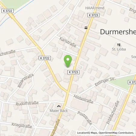 Standortübersicht der Tankstelle Stadtwerke Rastatt Service GmbH in 76448 Durmersheim