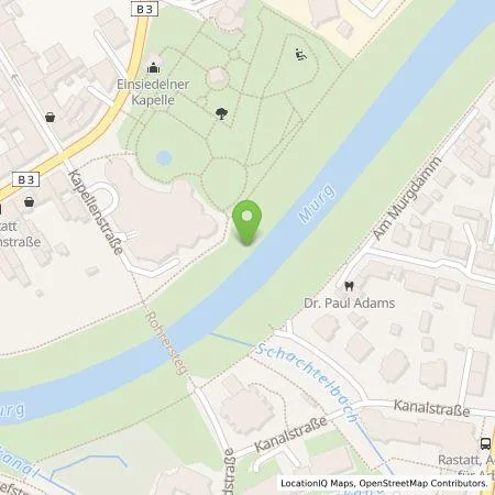 Standortübersicht der Tankstelle Stadtwerke Rastatt Service GmbH in 76437 Rastatt