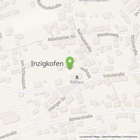 Standortübersicht der Tankstelle Stadtwerke Sigmaringen GmbH in 72514 Inzigkofen