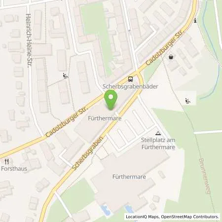 Standortübersicht der Tankstelle infra fürth gmbh in 90766 Fürth