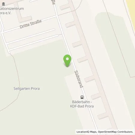 Standortübersicht der Tankstelle iSATT-GmbH in 18609 Binz Prora