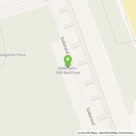 Standortübersicht der Tankstelle iSATT-GmbH in 18609 Binz Prora