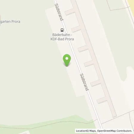 Standortübersicht der Tankstelle iSATT-GmbH in 18609 Binz Prora