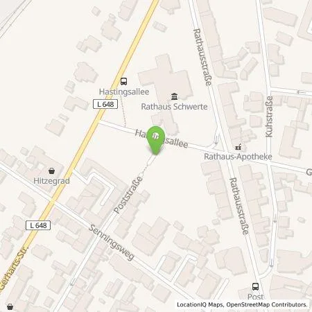 Standortübersicht der Tankstelle Schwerter Strom Management-GmbH in 58239 Schwerte