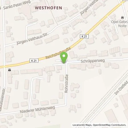 Standortübersicht der Tankstelle Schwerter Strom Management-GmbH in 58239 Schwerte