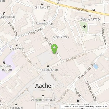 Standortübersicht der Tankstelle Aachener Parkhaus GmbH in 52062 Aachen