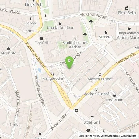 Standortübersicht der Tankstelle Aachener Parkhaus GmbH in 52062 Aachen