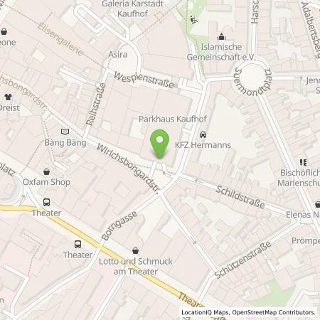 Standortübersicht der Tankstelle Aachener Parkhaus GmbH in 52062 Aachen