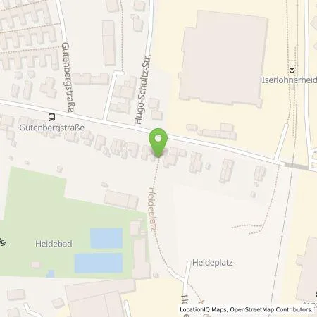 Standortübersicht der Tankstelle Stadtwerke Iserlohn GmbH in 58640 Iserlohn