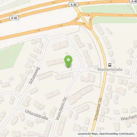 Standortübersicht der Tankstelle Stadtwerke Iserlohn GmbH in 58642 Iserlohn