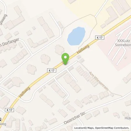 Standortübersicht der Tankstelle Stadtwerke Iserlohn GmbH in 58644 Iserlohn