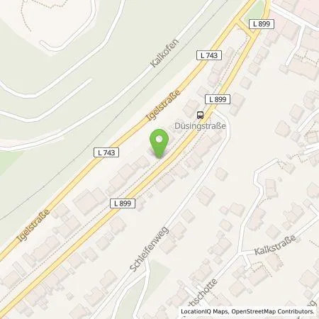 Standortübersicht der Tankstelle Stadtwerke Iserlohn GmbH in 58644 Iserlohn