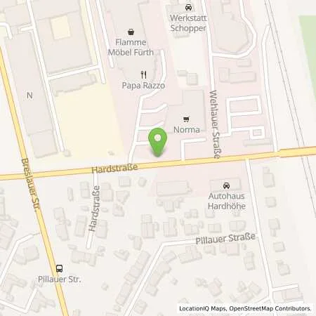 Standortübersicht der Tankstelle infra fürth gmbh in 90766 Fürth