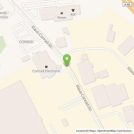 Standortübersicht der Tankstelle Charge Construct GmbH in 92533 Wernberg-Köblitz