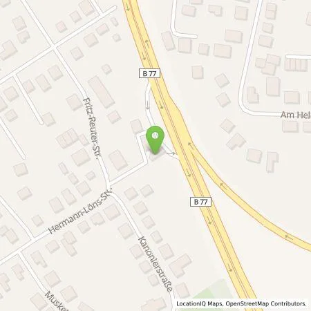 Standortübersicht der Tankstelle Q1 Energie AG in 24784 Westerrönfeld