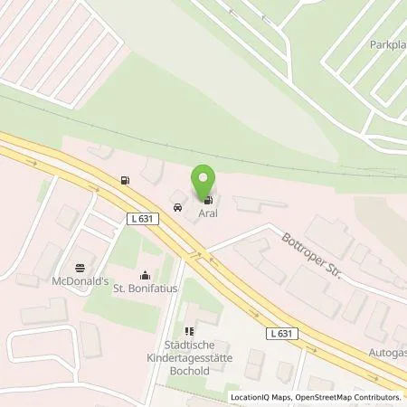 Standortübersicht der Tankstelle Q1 Energie AG in 45356 Essen