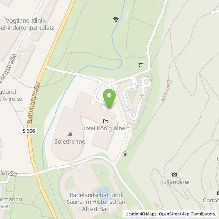 Standortübersicht der Tankstelle Q1 Energie AG in 08645 Bad Elster