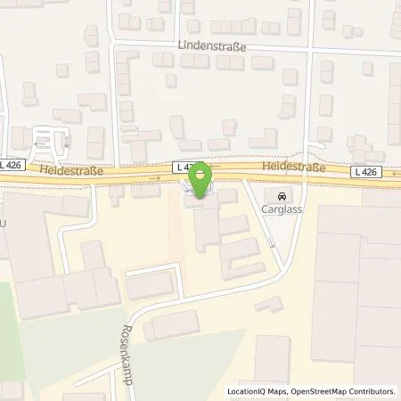 Standortübersicht der Tankstelle Q1 Energie AG in 42549 Velbert