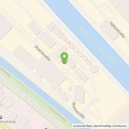 Standortübersicht der Tankstelle Q1 Energie AG in 49090 Osnabrück