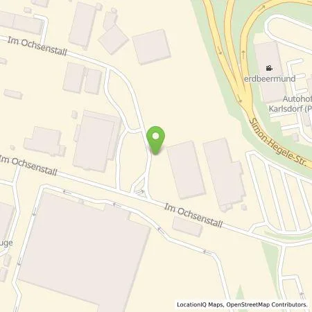 Standortübersicht der Tankstelle e-jIn GmbH in 76689 Karlsdorf-Neuthard