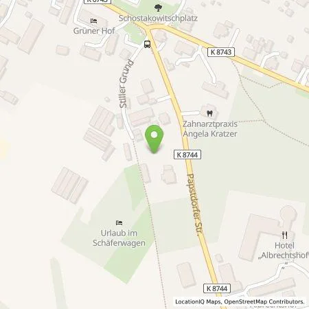 Standortübersicht der Tankstelle Stadtwerke Pirna GmbH in 01824 Gohrisch