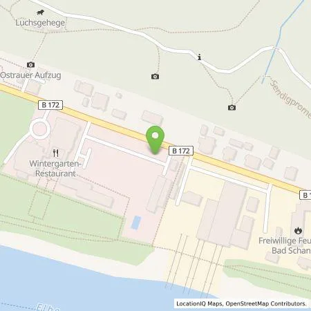 Standortübersicht der Tankstelle Stadtwerke Pirna GmbH in 01814 Bad Schandau