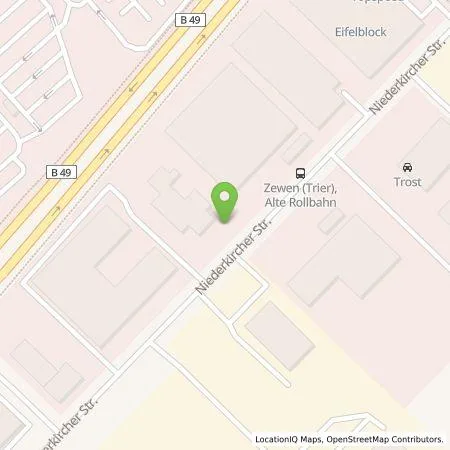 Standortübersicht der Tankstelle Swarco Traffic Systems GmbH in 54294 Trier