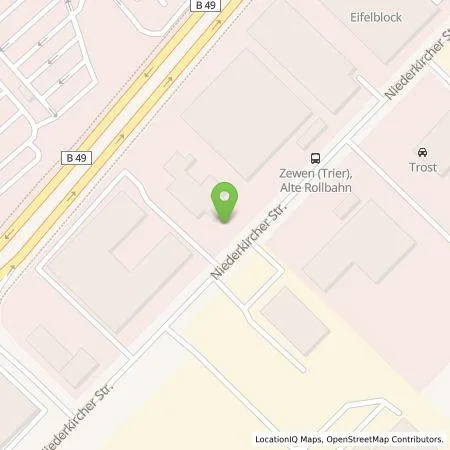 Standortübersicht der Tankstelle Swarco Traffic Systems GmbH in 54294 Trier