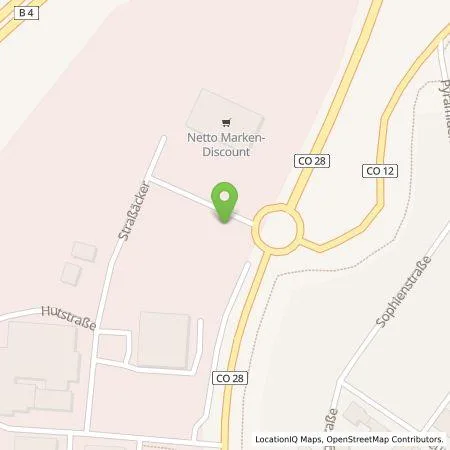 Standortübersicht der Tankstelle JET Tankstellen Deutschland GmbH in 96253 Untersiemau