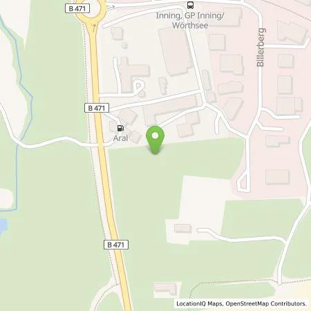 Standortübersicht der Tankstelle JET Tankstellen Deutschland GmbH in 82266 Inning a. Ammersee