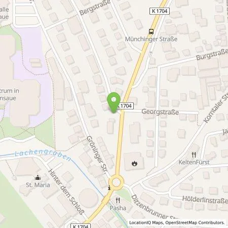 Standortübersicht der Tankstelle Stadtwerke Ditzingen GmbH & Co. KG in 71254 Ditzingen