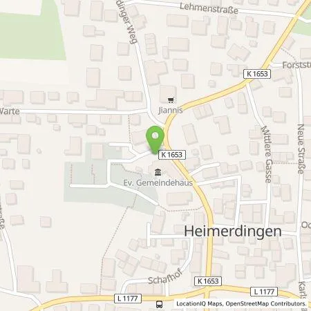 Standortübersicht der Tankstelle Stadtwerke Ditzingen GmbH & Co. KG in 71254 Ditzingen