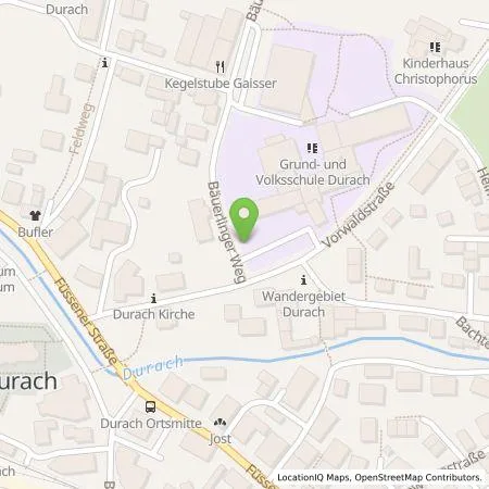 Standortübersicht der Tankstelle Präg Energiedienstleistungen GmbH & Co. KG in 87471 Durach