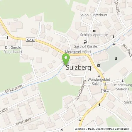 Standortübersicht der Tankstelle Präg Energiedienstleistungen GmbH & Co. KG in 87477 Sulzberg